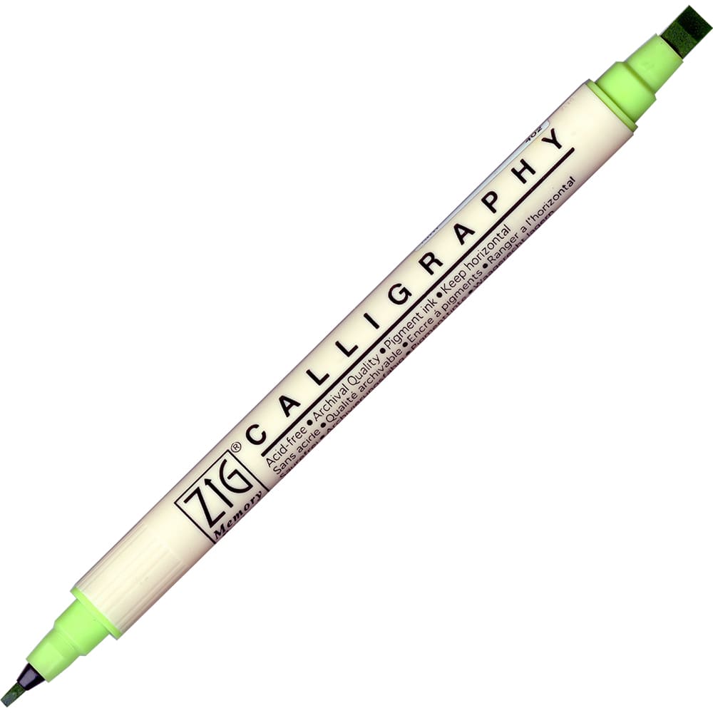 ZIG Calligraphy - Memory system MS-3400 3-pack - Forest - 5 - ZIG Kuretake - Tidformera