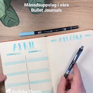 Video - Idéer till månadsuppslag i en Bullet Journal