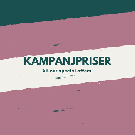 Text med Kampanjpriser - All our special offers - Tidformera