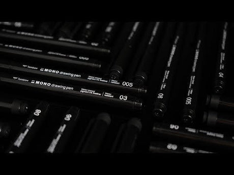 Mono Drawing pen, svarta fineliners från Tombow - Tidformera
