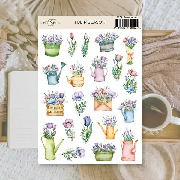 Stickers Plan & Plot Studio Vinyl - Tulip Season - 1 - Plan & Plot Studio - Tidformera