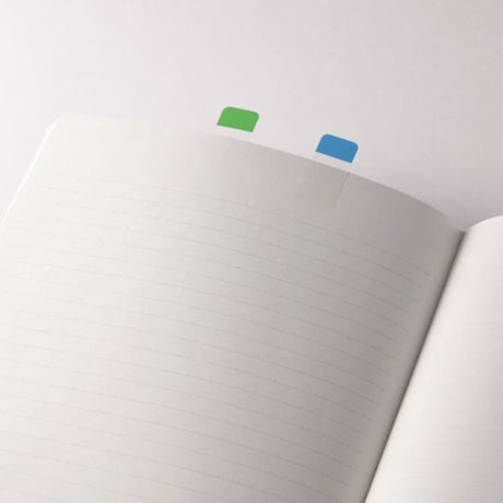 008 Short Sticky notes Set A är insatta i en anteckningsbok - Tidformera