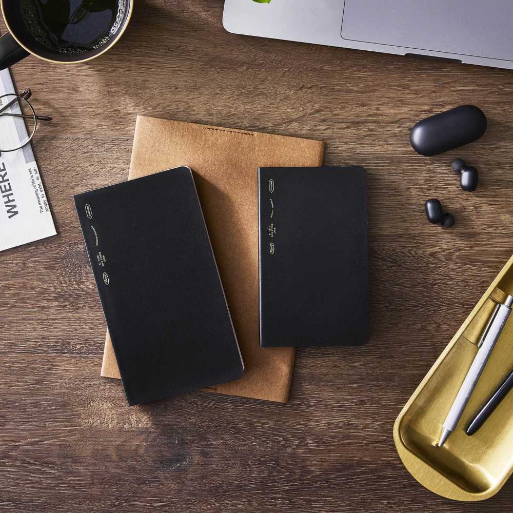018 Editor's Series 365 Days Notebook Grid Black A6 Slim - 3 - Stálogy - Tidformera