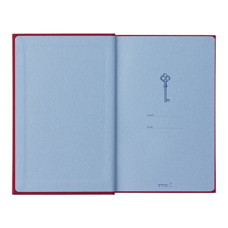 10 year diary Gate - Red - 8 - Midori - Tidformera