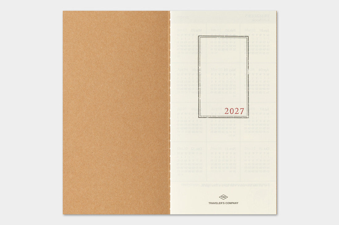 TRC 2027 Monthly Diary Regular size