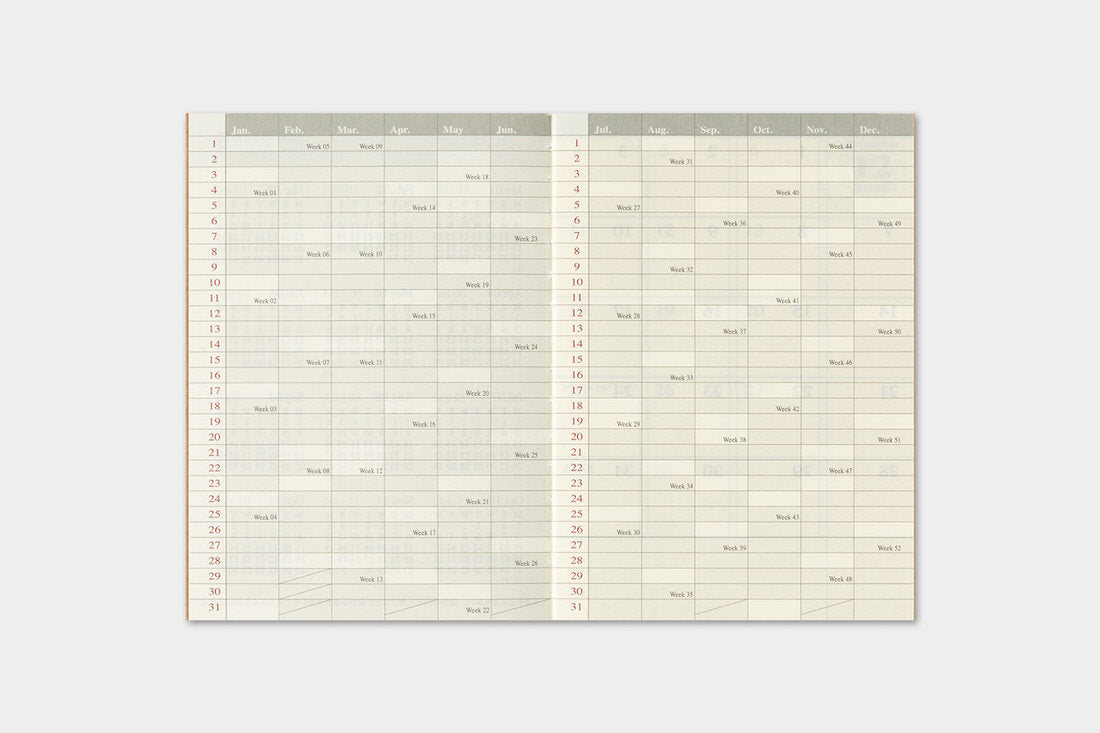 TRC 2027 Monthly Diary Passport size