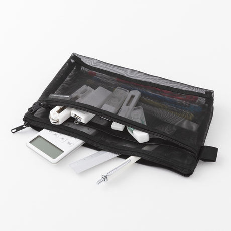 Mesh Pen Pouch - Black