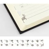 5 year diary Gate - Black - 7 - Midori - Tidformera
