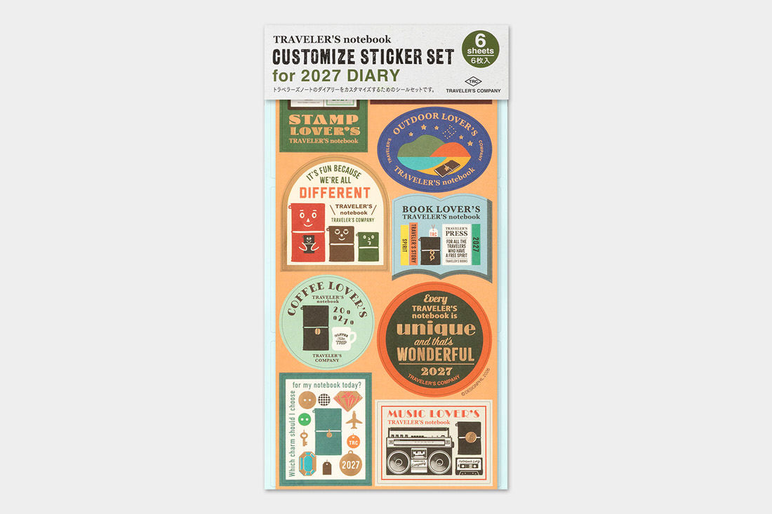 TRC 2027 Customized Sticker Set