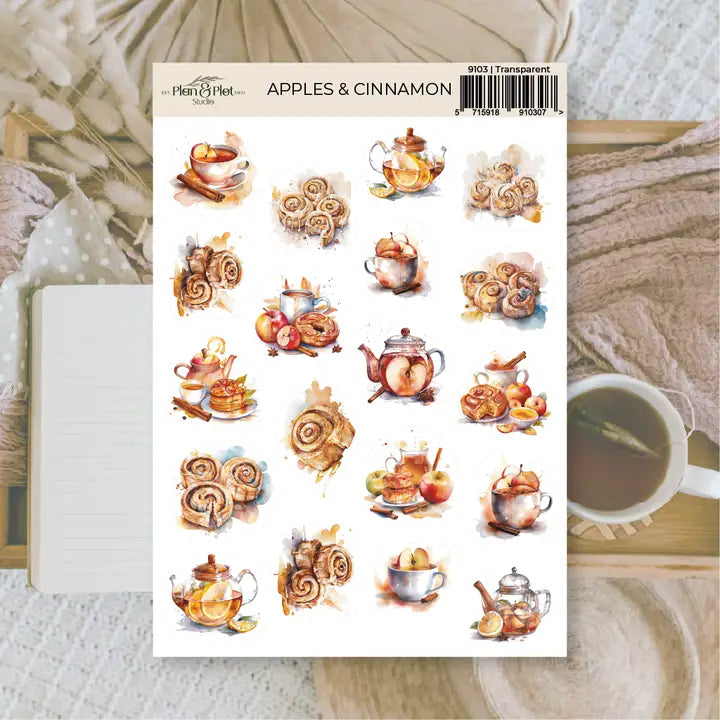 Stickers Plan & Plot Studio Vinyl - Apples & Cinnamon