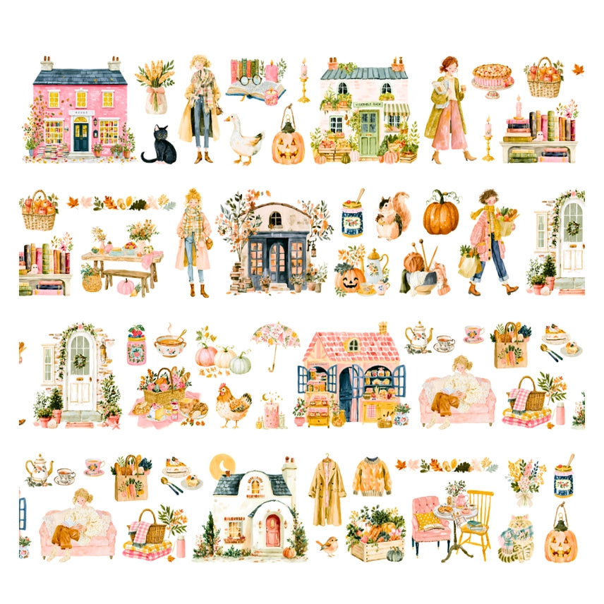 Pre cut Pet Tape - Penpaling Paula - Autumn Vibes