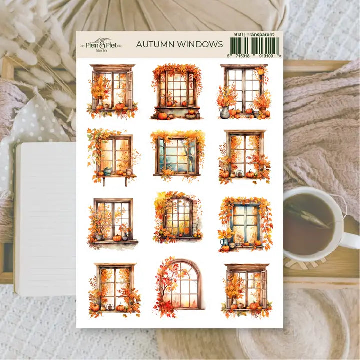 Stickers Plan & Plot Studio Vinyl - Autumn Windows