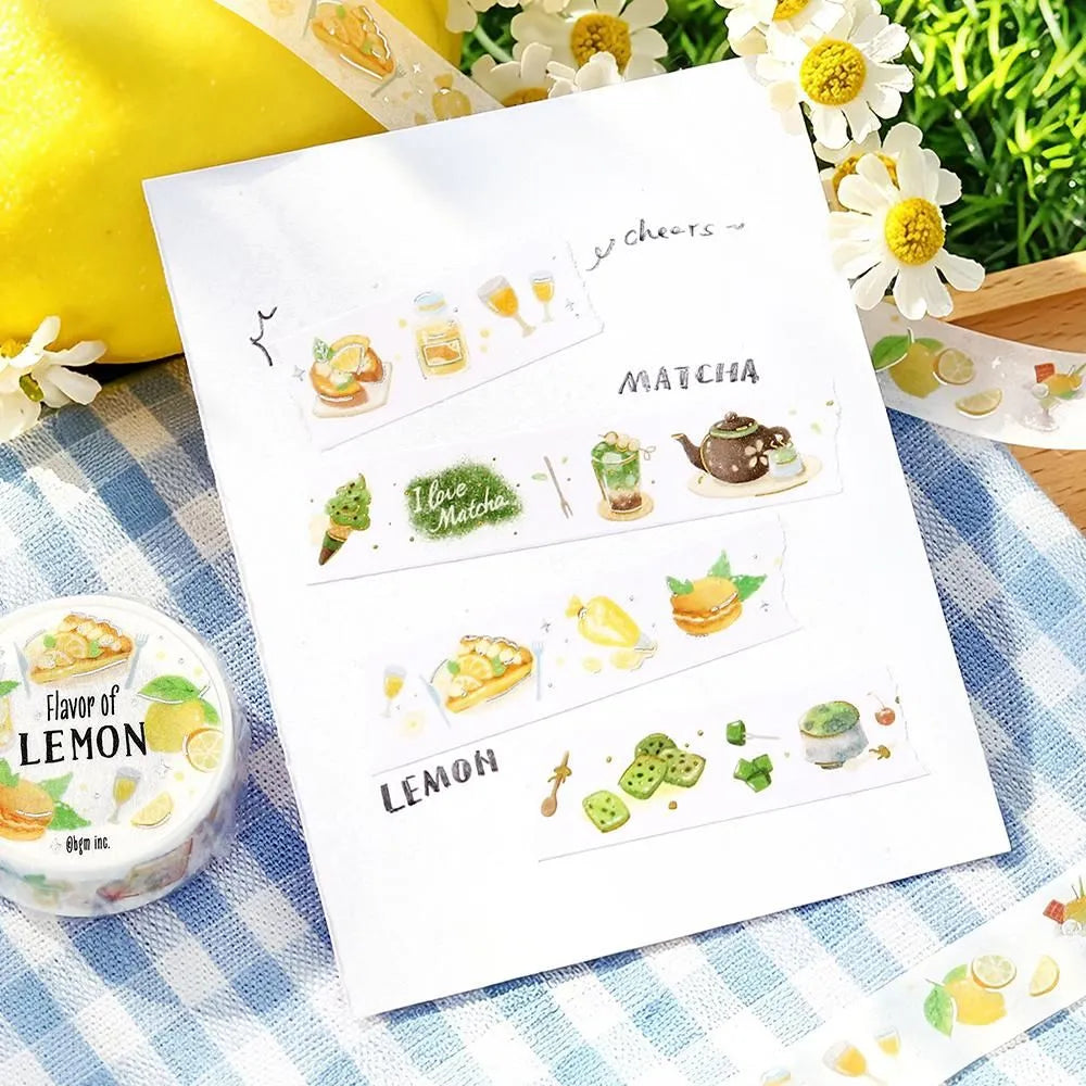Washi Tape Tokimeki Flavor - Lemon