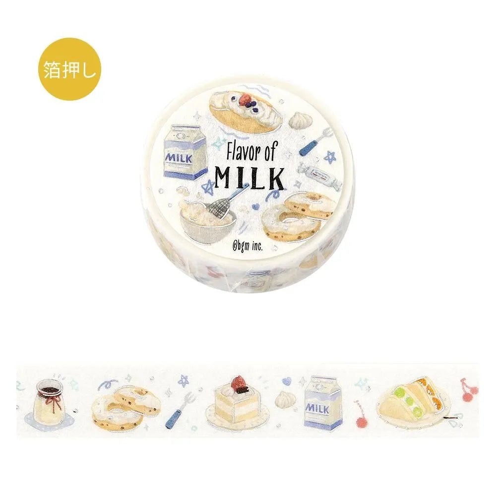Washi Tape Tokimeki Flavor - Milk