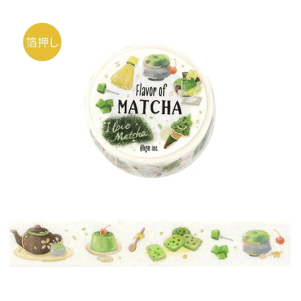 Washi Tape Tokimeki Flavor - Matcha