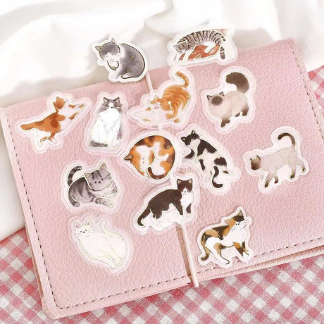 Flake stickers - Ippai -  There are a lot of cats