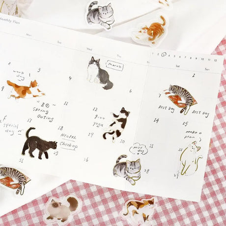 Flake stickers - Ippai -  There are a lot of cats