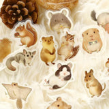Flake stickers - Ippai - Small Animals are all over the place!