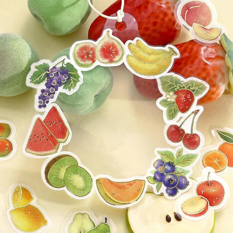 Flake stickers - Ippai -  Fruits are all over the place!