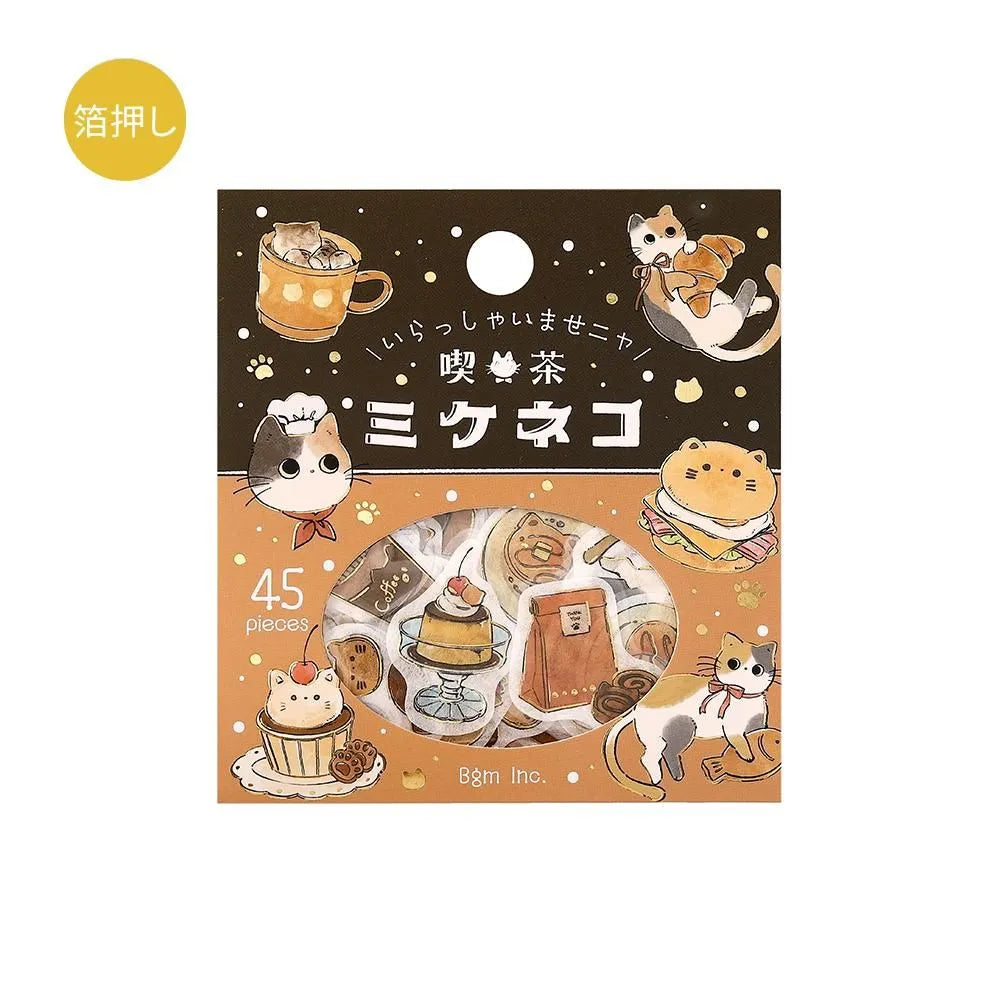 Flake stickers - Welcome Meow! - Mikecat