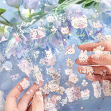 Clear stickers IRIDE 3-pack - Fairy tale Animal