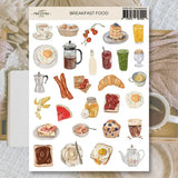 Stickers Plan & Plot Studio Vinyl - Breakfast Food
