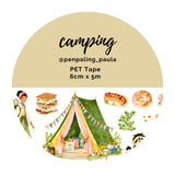 Pre cut Pet Tape - Penpaling Paula 60 mm - Camping