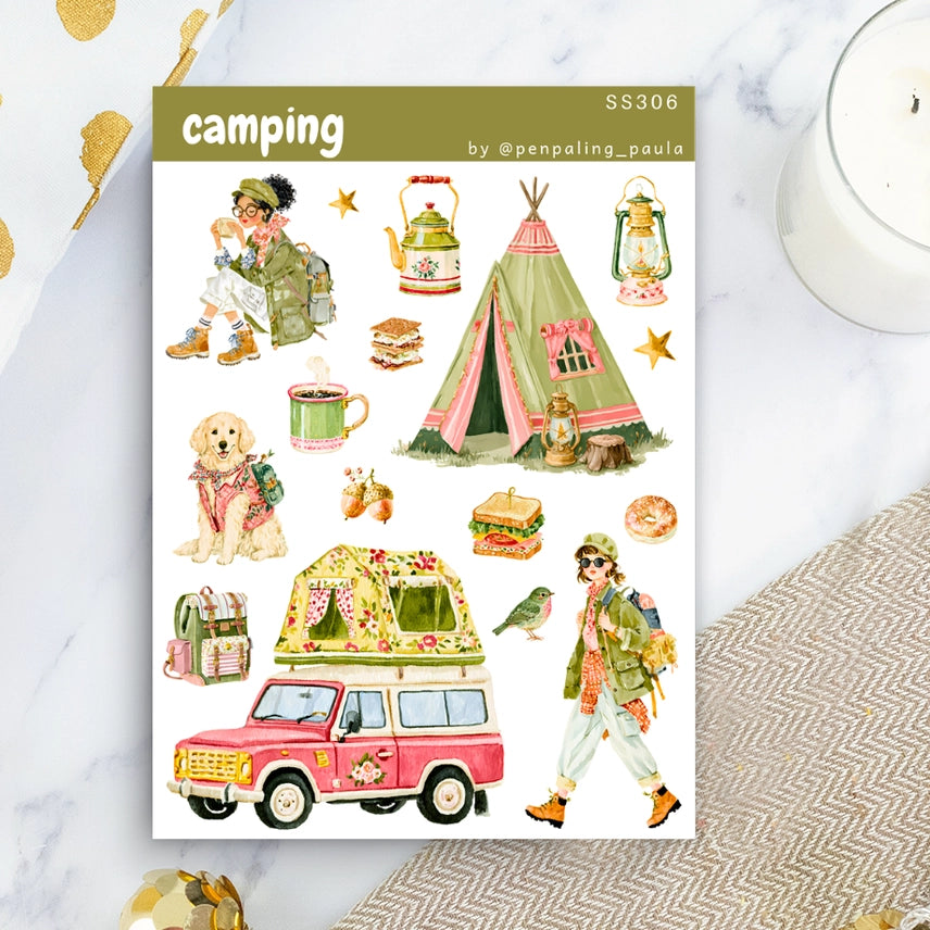 Stickers - Penpaling Paula - Camping