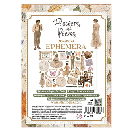 Die cuts - Adhesive - Flowers and Poems