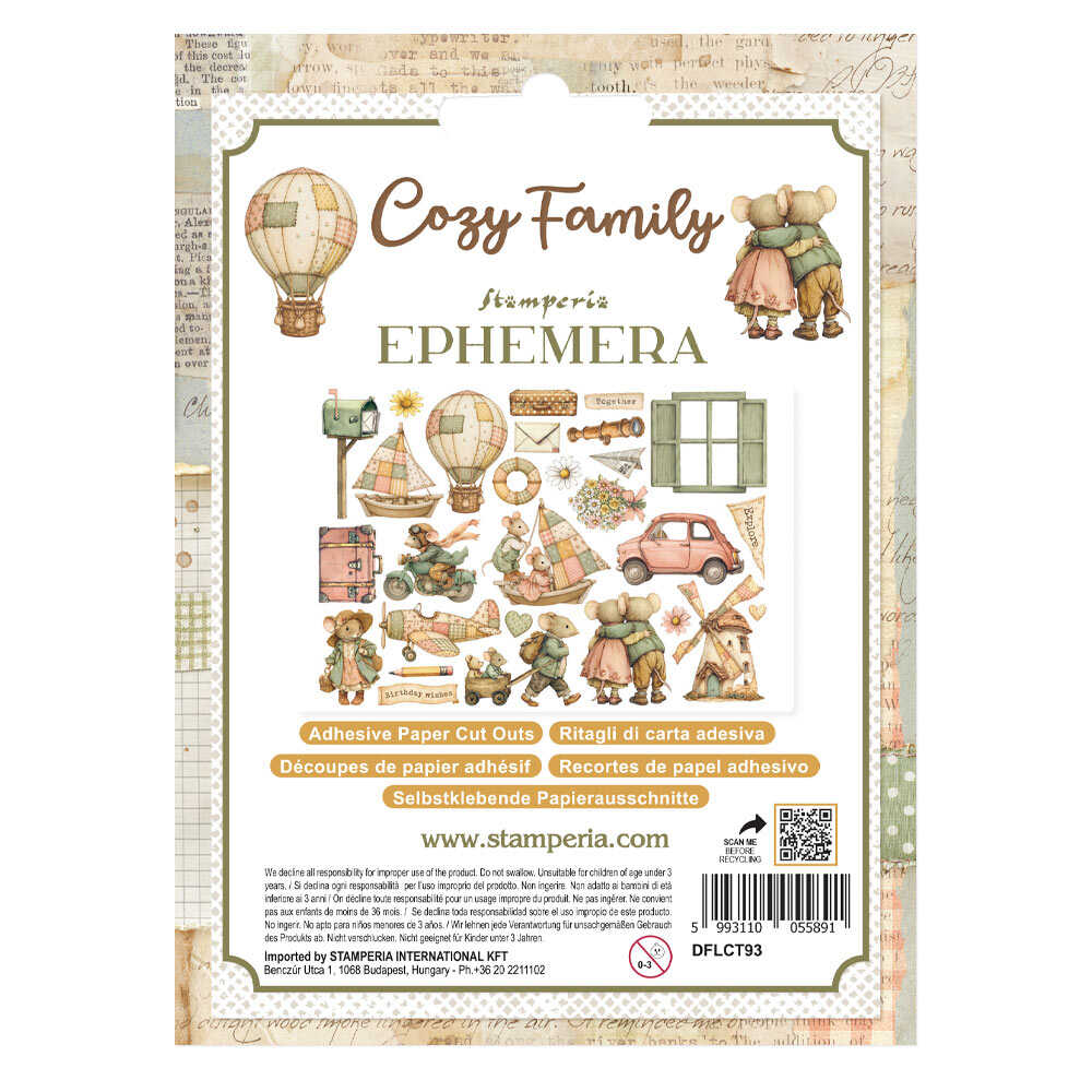 Die cuts - Adhesive - Cozy Family