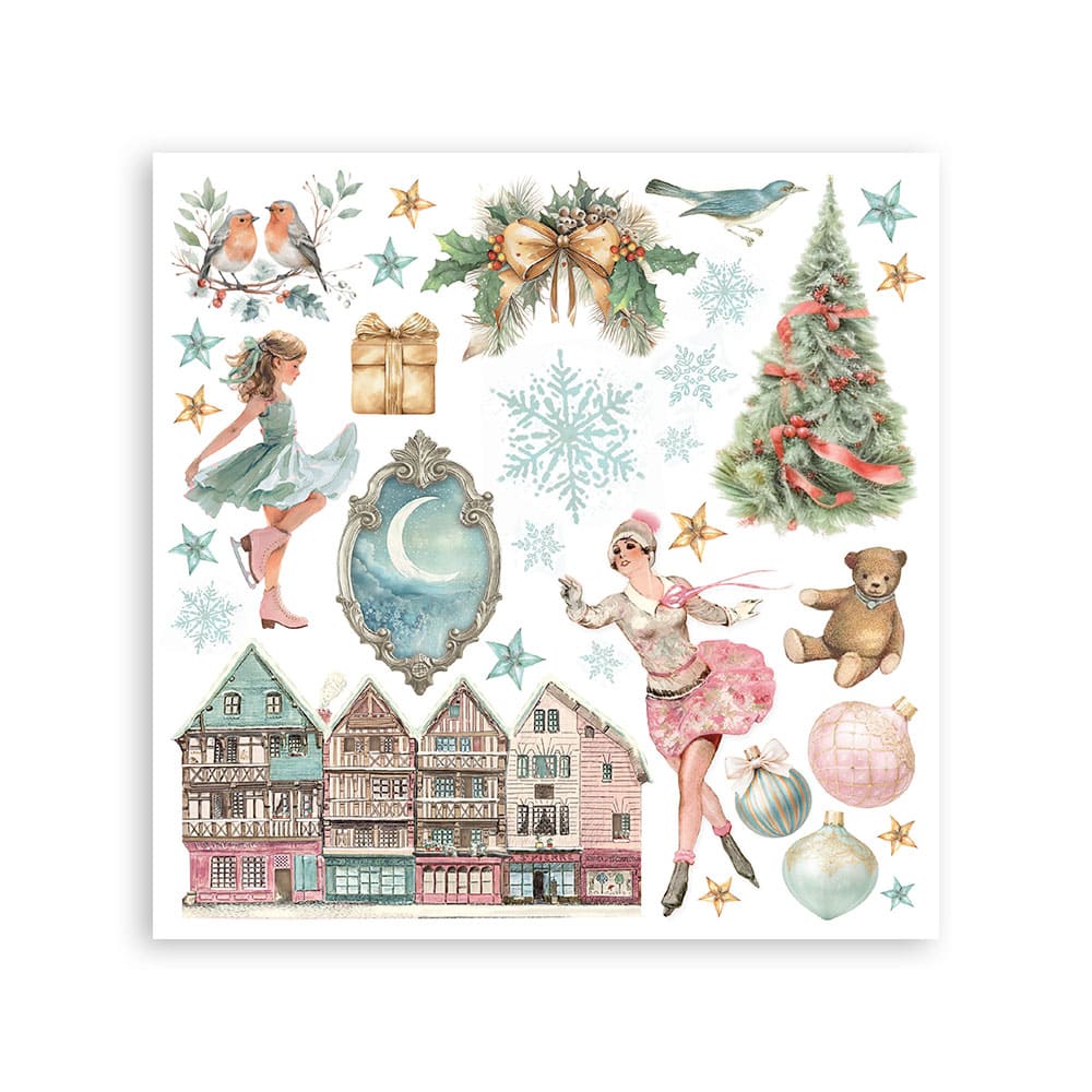 Rub-On Kit 15,5 x 15,5 cm - Winter Magic