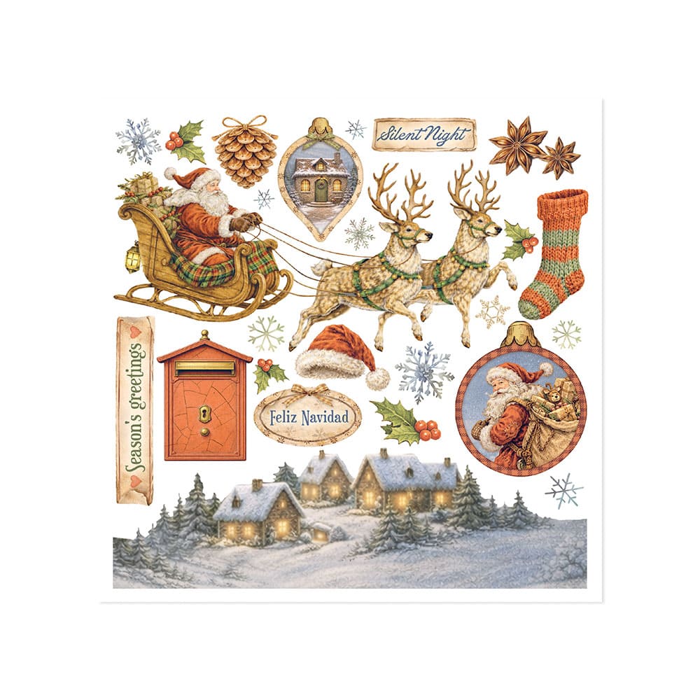 Rub-On Kit 15,5 x 15,5 cm - Silent Night