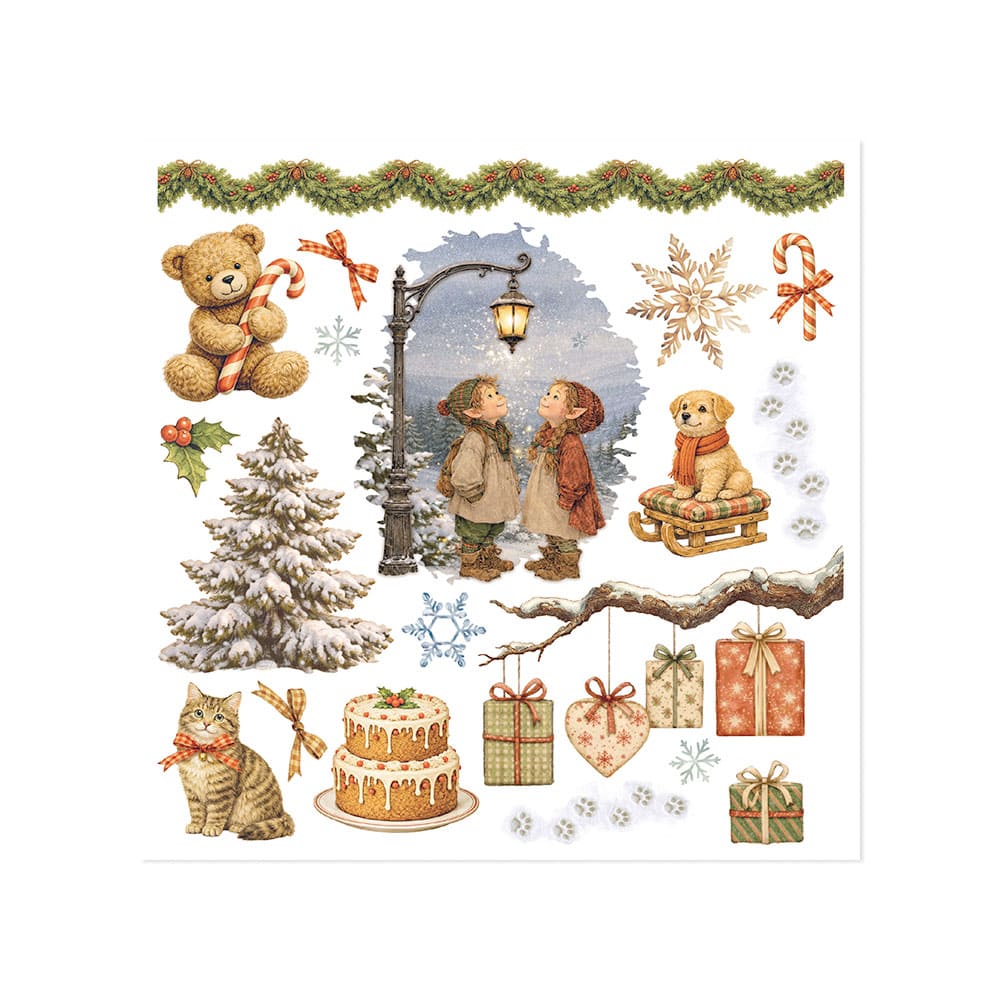 Rub-On Kit 15,5 x 15,5 cm - Silent Night