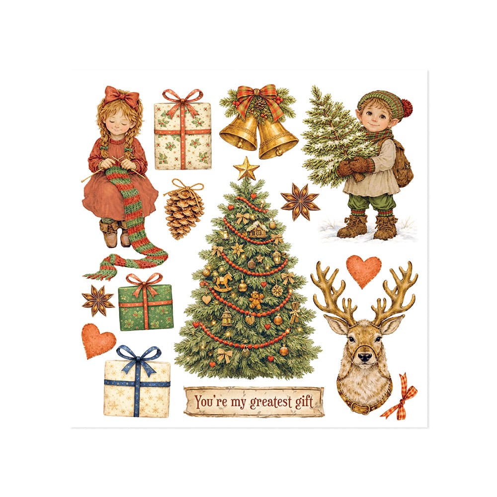 Rub-On Kit 15,5 x 15,5 cm - Silent Night