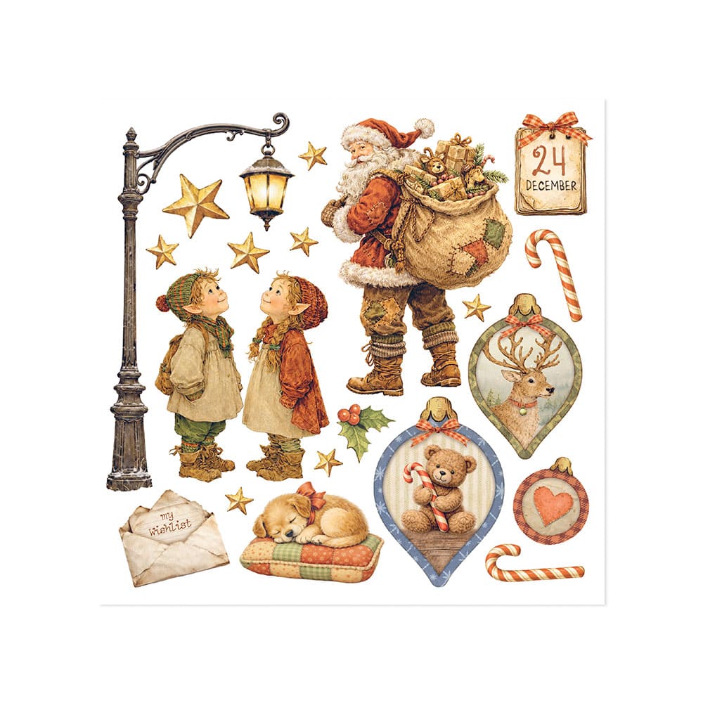 Rub-On Kit 15,5 x 15,5 cm - Silent Night