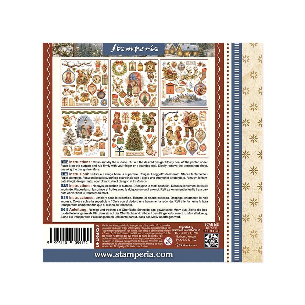 Rub-On Kit 15,5 x 15,5 cm - Silent Night