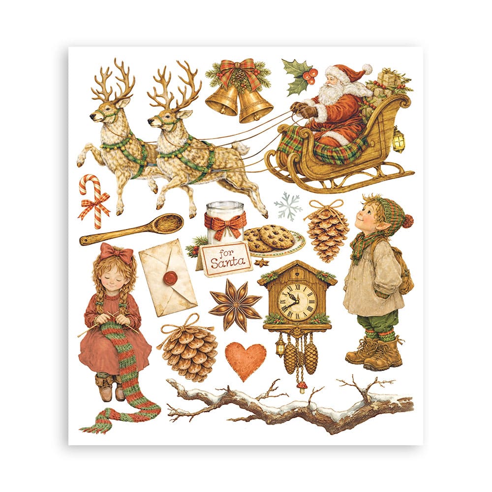 Rub-On Selection 20,5 x 23 cm - Silent Night