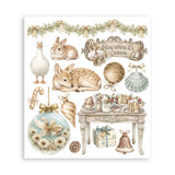 Rub-On Selection 20.5 x 23 cm - White Christmas