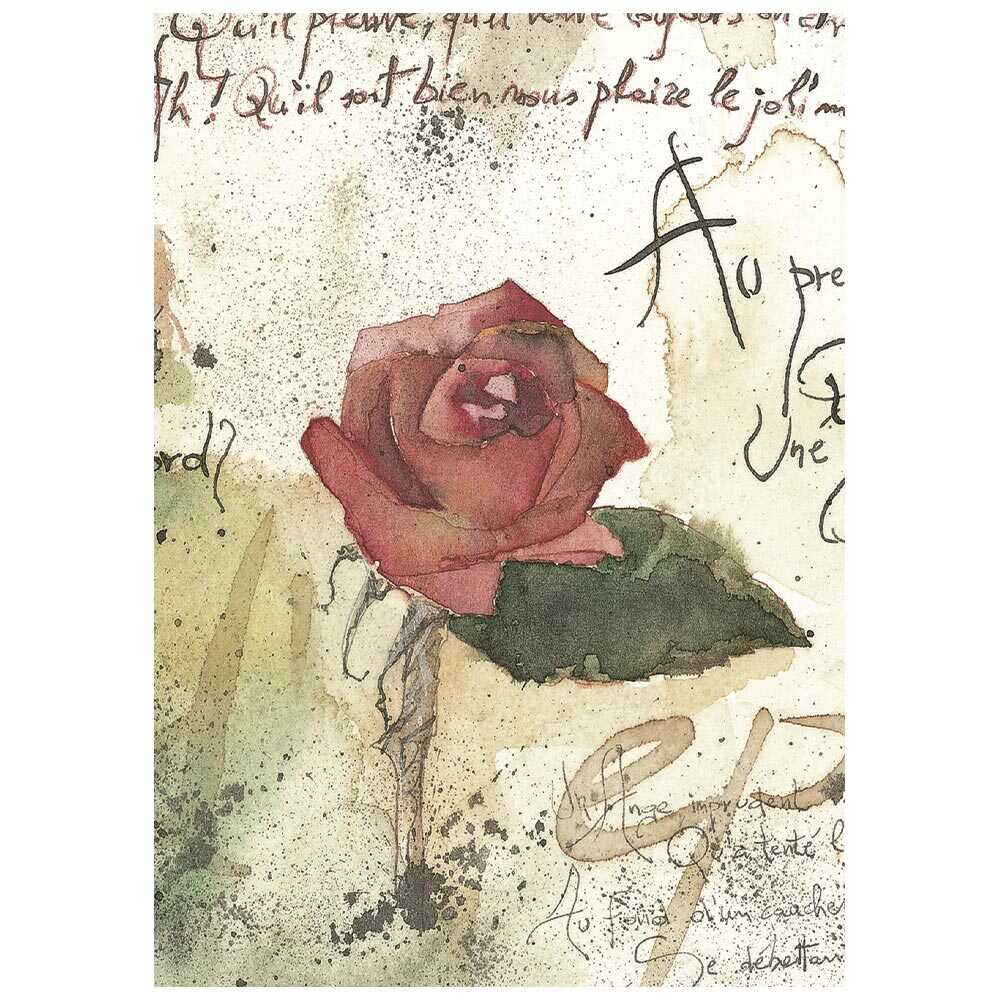 Rice Paper A6 - 8-pack - Flowers and Poems