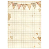 Rice Paper A6 - 8-pack - Backgrounds - Cozy Family