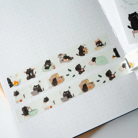 Washi tape Mocha - Daily Meowments