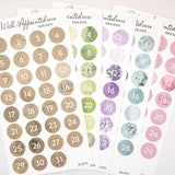 Stickers - Date Dots - Green