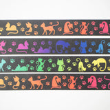 Washi tape - Everyday Is Caturday - Rainbow Cats
