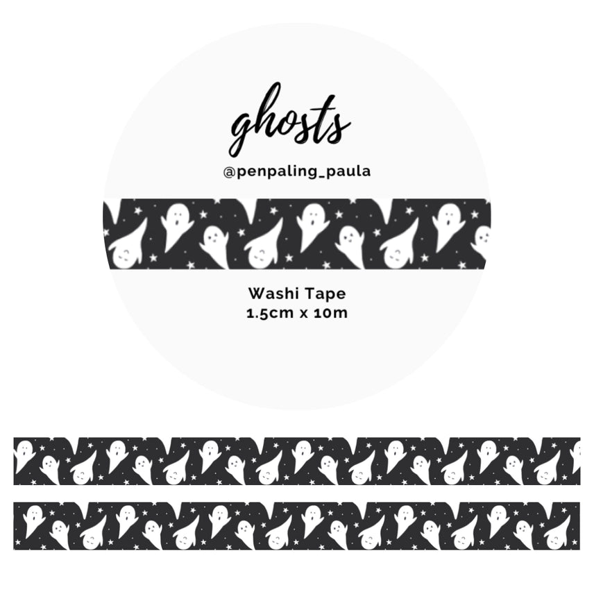 Washi Tape - Penpaling Paula 15 mm - Ghosts
