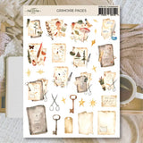 Stickers Plan & Plot Studio Vinyl - Grimoire Pages