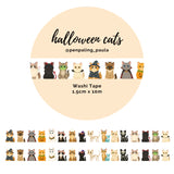 Washi tape - Penpaling Paula 15 mm - Halloween Cats