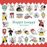Stickers Happy Snappy - Red