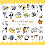 Stickers Happy Snappy - Yellow