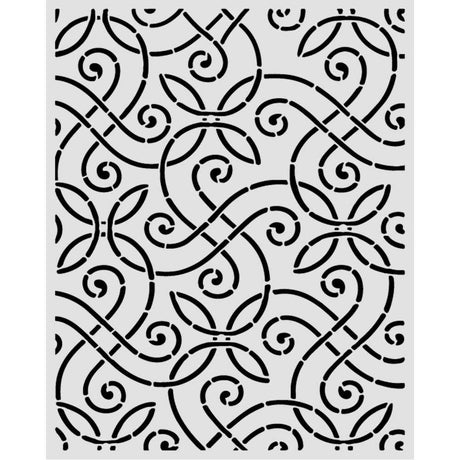 Thick Stencil 20 x 25 cm - Our Way - Artistic Pattern