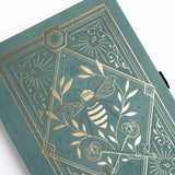 Dotted Notebook Keeper of the Bees in Soft Teal Slim